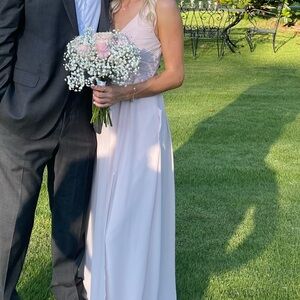 Pale blush Bridesmaid Dress - Birdy Grey